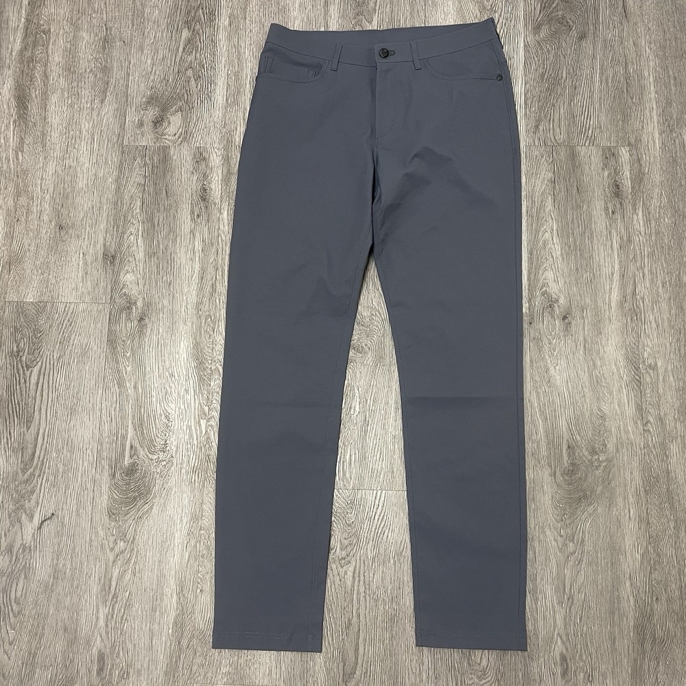 Public Rec Pants Mens 32x34 Gray Dealmaker Chino Golf Performance Nobull Tech